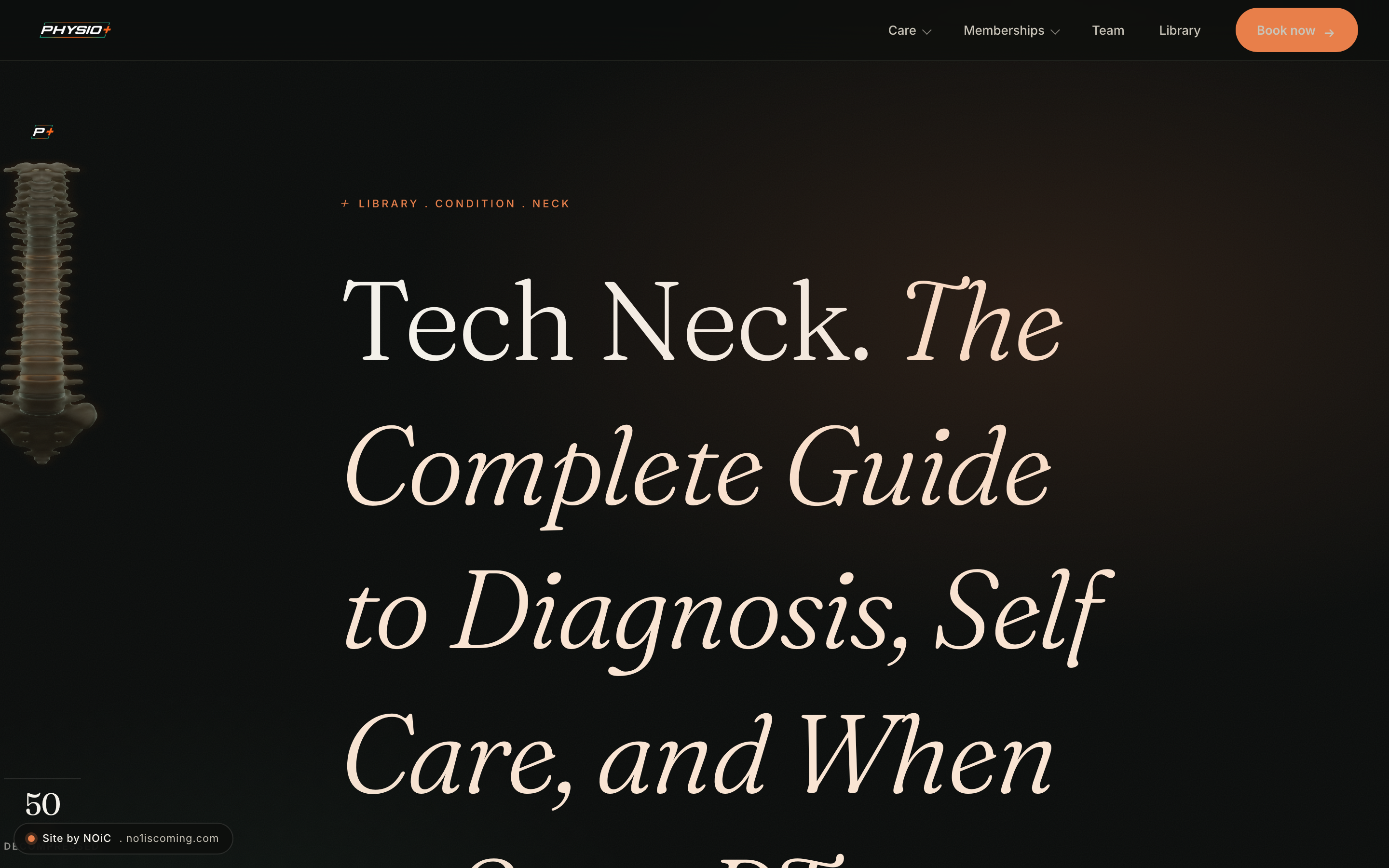 NOiC rebuild article with structured H1-H3 outline, hero photo, and inline FAQ for AI citation